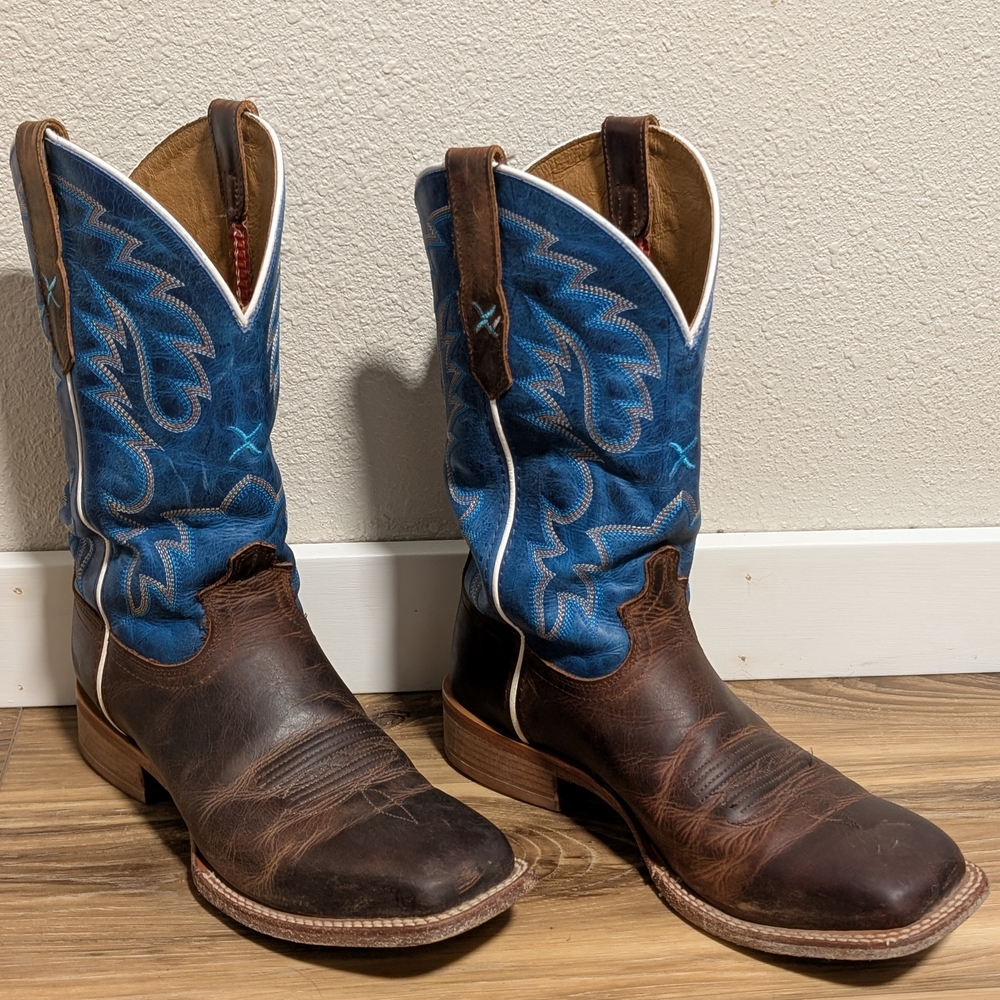 Men's Twisted X Square Toe Cowboy Boots - Picture 4 of 11